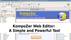 KompoZer Web Editor