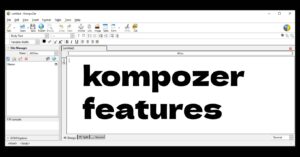 KompoZer Features